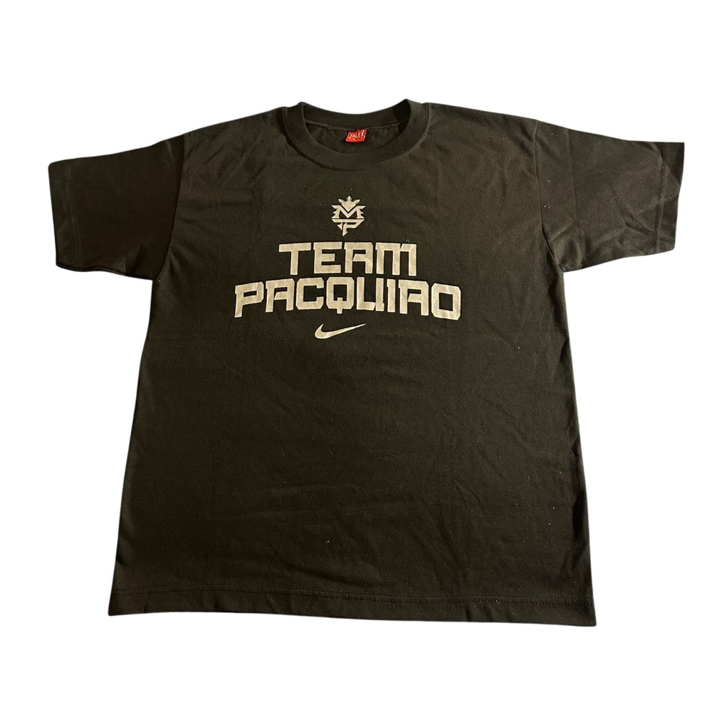 Manny Pacquiao Team Pacquiao Nike Graphic T-Shirt Black Large Boxing Eagle